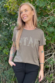 Star Tee 203703 | Morel | T-Shirt fra Freequent