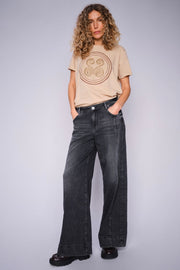 Reem Etty Jeans  Regular | Black | Jeans fra Mos Mosh