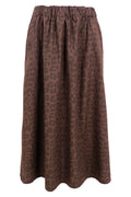 Abbie Skirt | Mocca Leo | Nederdel fra Black Colour