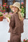 Agneta Lace Blouse | Espresso | Bluse fra Black Colour