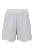 Agneta Lace Shorts | Off White | Shorts fra Black Colour