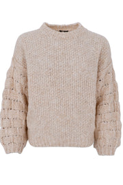 Aurora Knit | Wheat | Strik fra Black Colour