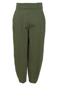 Beate Cigarette Pant 41175 | Army | Black Colour