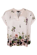 Beatrix Ss Blouse | Natural | Bluse fra Black Colour – nedsat