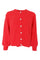 Bella Knit Cardigan | Coral Red | Strik fra Black Colour