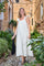 Benedikt Dress | Off White Dot | Kjole fra Black Colour