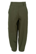 Beverly Barrel Pant 41010 | Dk. Army | Black Colour