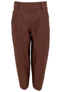 Beverly Barrel Pant | Hazelnut Brown | Bukser fra Black Colour