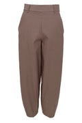 Beverly Barrel Pant 41010 | Taupe | Black Colour