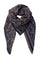 Bex Leo Scarf | Taupe/Navy | Tørklæde fra Black Colour