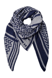 Bex Triangle Scarf | Navy | Tørklæde fra Black Colour