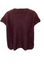 Bjoerk Knitted V-Neck Vest | Coffee | Strik fra Black Colour