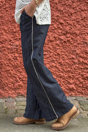 Box Line Pant | Navy Denim | Bukser fra Black Colour