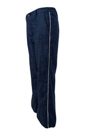 Box Line Pant | Navy Denim | Bukser fra Black Colour