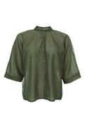 Carla Lace Shirt | Army