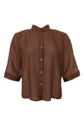Carla Lace Shirt | Hazelnut