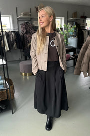 Anya Pleat Skirt 34178 | Schwarz | Rock von Co'couture