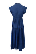 Clarice Denim Dress | Denim Blue | Kjole fra Black Colour