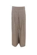Davina Art Wideleg Pant | Brown | Bukser fra Black Colour