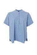 Davina Shirt Blouse | Dust Blue | Bluse fra Black Colour – nedsat