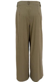 Davina Wideleg Pant | Army | Bukser fra Black Colour