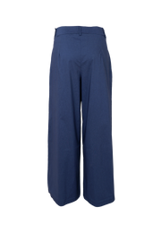 Davina Wideleg Pant | Dk. Denim Melange | Bukser fra Black Colour