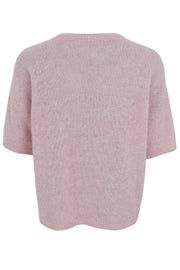 Dell Glitter Knit Jumper | Rose | Strik fra Black Colour