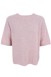 Dell Glitter Knit Jumper | Rose | Strik fra Black Colour