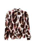 Elisa Shirt | Brown/Rose | Bluse fra Black Colour