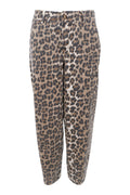 Ellie Barrel Pant | Leopard | Bukser fra Black Colour