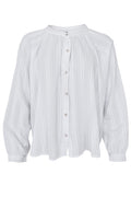 Emilia Shirt Blouse | White | Bluse fra Black Colour – nedsat
