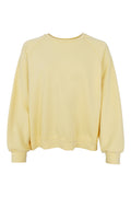 Evy Raglan Sweatshirt | Lt. Yellow | Bluse fra Black Colour – nedsat