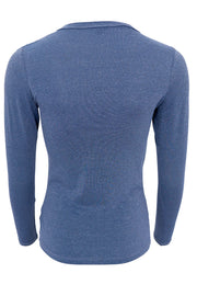 Faye Bf Blouse | Jeans Blue | Bluse fra Black Colour