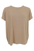 Faye Box Blouse | Gold | Bluse fra Black Colour