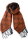 Felora 2-In-1 Scarf | Brown/Black | Tørklæde fra Black Colour