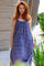 Flora Strap Dress | Blue Icon | Kjole fra Black Colour