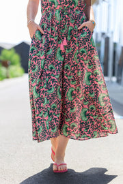 Flora Summer Dress | Pink Dahlia | Kjole fra Black Colour