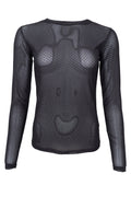 Jessie Mesh Blouse | Black