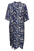 Kenna Shirt Dress | Fall Blue | Kjole fra Black Colour – nedsat