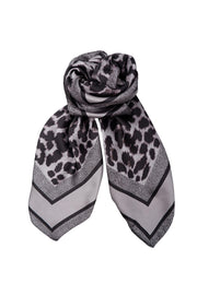 Leo Mini Scarf | Grey Leo | Tørklæde fra Black Colour