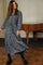 Luna Rose Boho Dress | Steel Grey | Kjole fra Black Colour