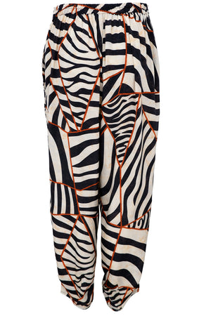 Luna Barrel Pant | Mosaic Black