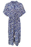 Luna Kaftan Tie Dress | Royal Blue Limited | Kjole fra Black Colour