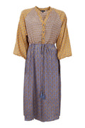 Luna Raglan Dress | Golden Multi | Kjole fra Black Colour – nedsat