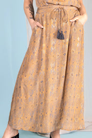 Luna Regular Skirt | Argyle Sand | Nederdel fra Black Colour