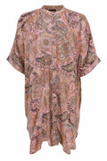Luna Tunic | Imperial Rose | Black Colour