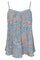 Luna Vea Strap Top | Golden Aqua