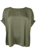 Mabel Blouse 40996 | Army | Black Colour