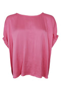 Mabel Blouse | Warm Pink | Bluse fra Black Colour – nedsat