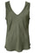 Mabel Double V Neck Top 41210 | Army | Black Colour